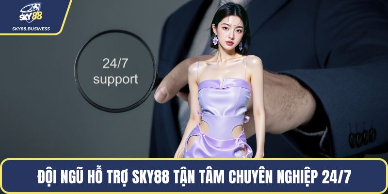Đội ngũ hỗ trợ SKY88 tận tâm chuyên nghiệp 24/7