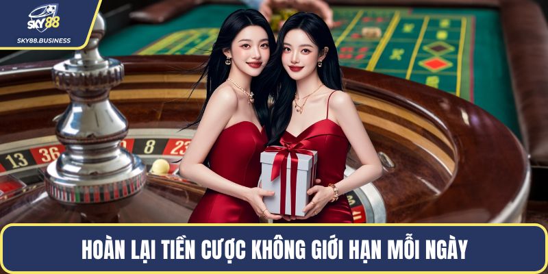 Hoàn lại tiền cược không giới hạn mỗi ngày