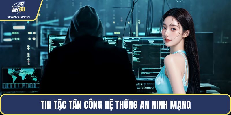 Tin tặc tấn công hệ thống an ninh mạng